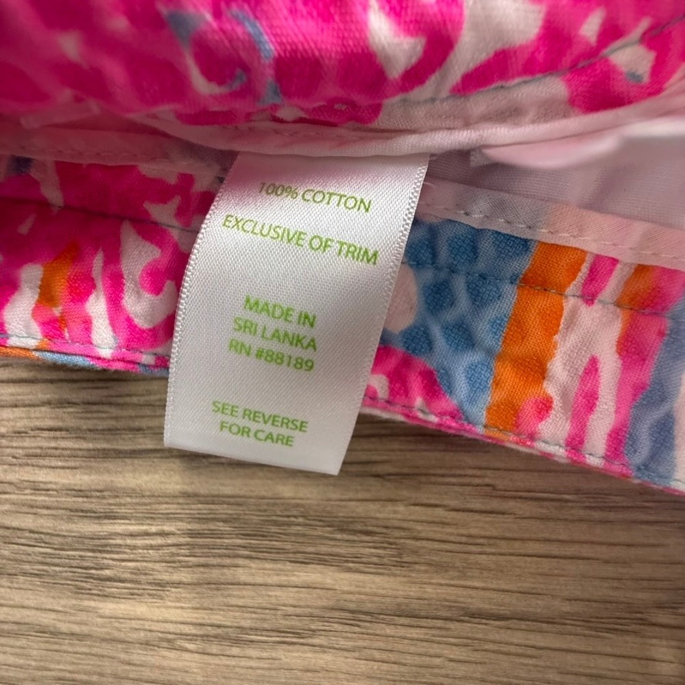 Lilly Pulitzer Adie Shorts Textured Cotton Feeling Tanked Bright Summer Preppy 8 - Picture 8 of 12